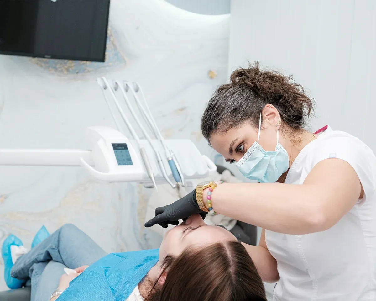 Dental clinic professional services and modern equipment